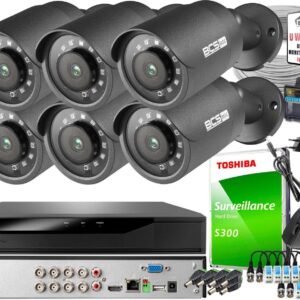 Bcs Basic Monitoring 4Mpx 1Tb H265+ 6X Kamera Tubowa 3.6Mm Ir 30M (ZM23434)