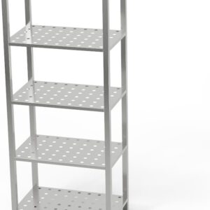 Forgast Regał Nierdzewny 5 Półkowy Perforowany 130X60X200cm (FG0324013006002000)